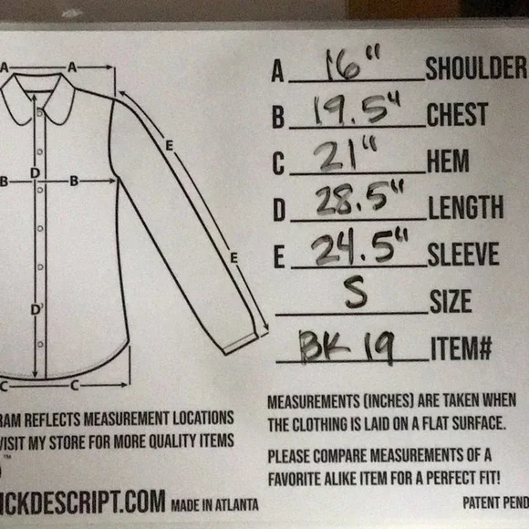 Cloth & Stone | Blue Chambray White Printed Long Sleeve Button Front Shirt S - Picture 7 of 7